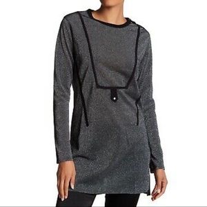 NWT Zadig & Voltaire Night Metallic Shift dress